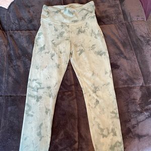 Joy Lab Teal Watercolor Leggings
